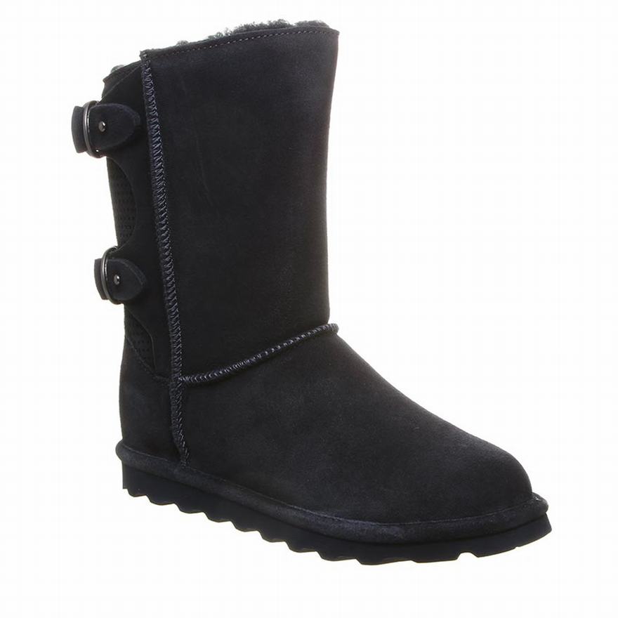 Bearpaw Clara Snow Boots UK - Women's Boots Navy ||UHWIKL-938||